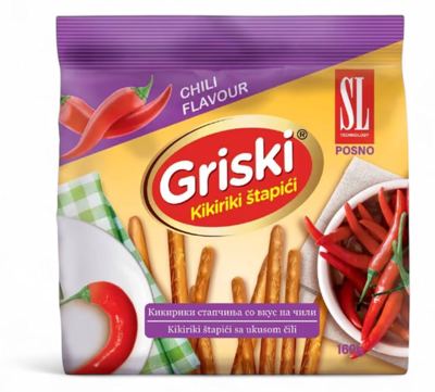 Griski Štapići kikiriki s chilli.160 g
