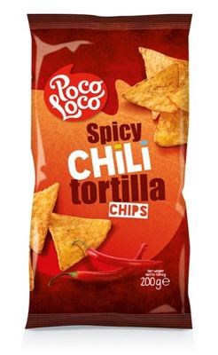 TORTILLA CHIPS 200g CHILI POCO L.