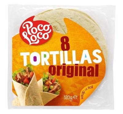 FLOUR TORTILLA 320g POCO LOCO