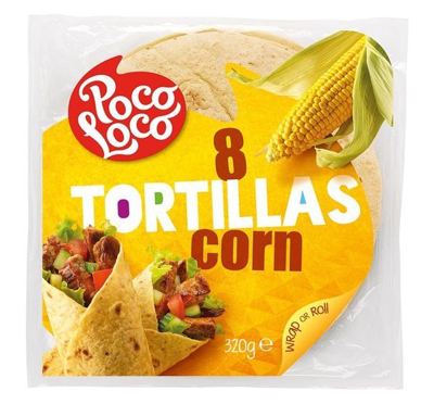 N-MEX TORTILJA 320G CORN POCO-14/1-
