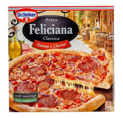 PIZZA FELICIANA SALAME E CHORIZO 320G