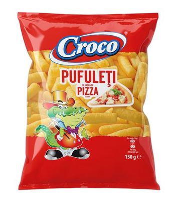 FLIPS CROCO PUFFS PIZZA 150G