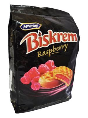 UB BISKREM MALINA 160g