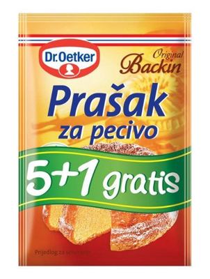 PRAŠAK ZA PECIVO DR OETKER 5+1 GRATIS 72G -56/1-