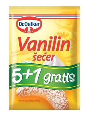 VANILIN ŠEĆER DR OETKER 5+1 GRATIS 48G -56/1-