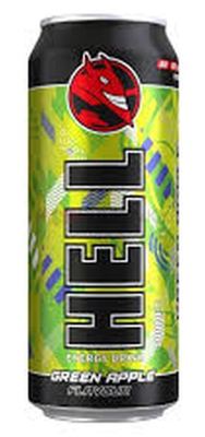 HELL ENERGY DRINK 0,5L GREEN APPLE
