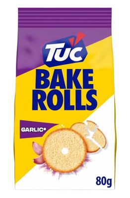 DVOPEK 80g ČEŠNJAK TUC BAKE ROLLS