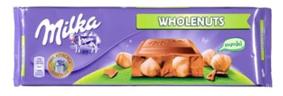 ČOKOLADA MILKA WHOLENUTS 250GR