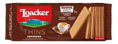 NAPOLITANKA LOACKER THINS ESPRESSO 150G -18/1-