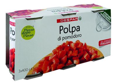 RAJČICA DESPAR POLPA 3X400 g