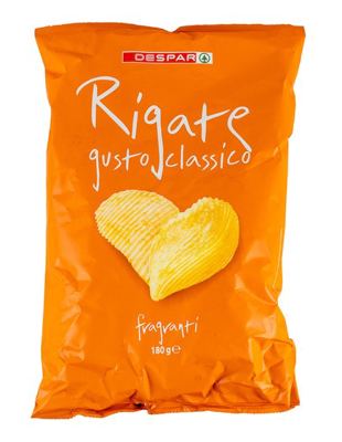 ČIPS DESP.SLANI REBRASTI 180 g