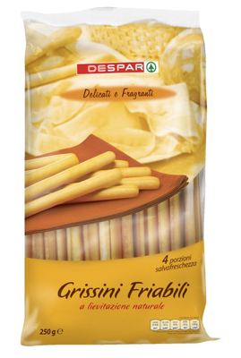 DESPAR GRISSINI FRIABILI 250 g