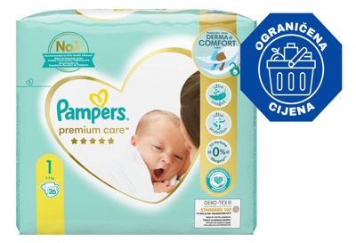 Pampers Premium Care vel. 1 26kom