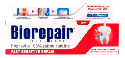 PASTA ZA Z. 75 ml BIOREPAIR FAST SENS.REP.