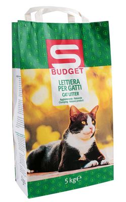 PIJESAK ZA MAČKE S-BUDGET 5 kg