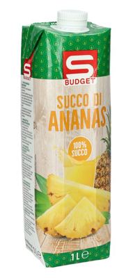 SOK S-BUDGET ANANAS 100% 1 L