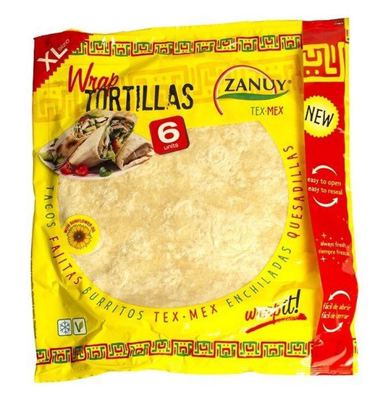 TORTILJE 25 CM 375g