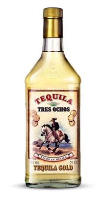 TEQUILA TRES OCHOS GOLD 0.7L (6)