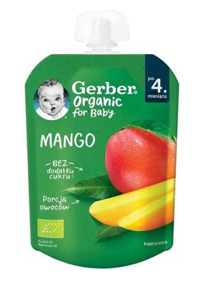 KAŠICA MANGO ORGANIC PIRE 80 G GERBER