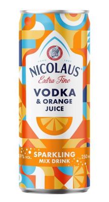 VODKA ORANZ 250ML 4,9% NIKOLAS