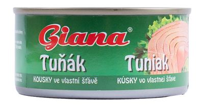 TUNA KOMADI VLASTITI SOK 170g GIANA