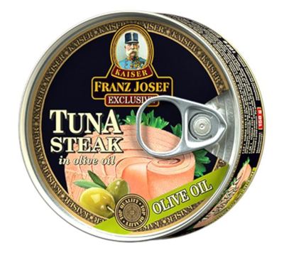 TUNA ODREZAK U MASLINOVOM ULJU FRANZ JOSEF 150g-ocijeđ.mase 102g