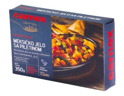 MEKSIČKO JELO SA PILETINOM CARNEX 350GR