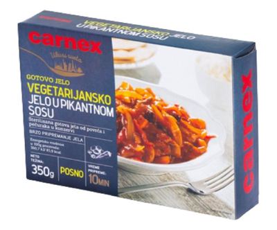 VEGETERIJANSKO JELO U PIKANTNOM SOSU CARNEX 350G