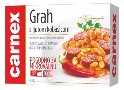 CARNEX GRAH SA LJUTOM KOBASICOM 400 gr