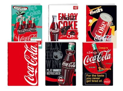 COCA COLA BILJEZNICA A4 KVADRATICI 50 LISTOVA