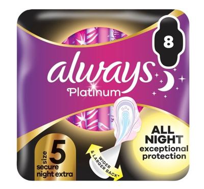ALWAYS ULTRA SECURE PLATINUM NIGHT 8 KOM
