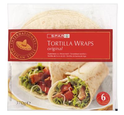 TORTILLE SPAR PŠENIČ.6/1 370 g