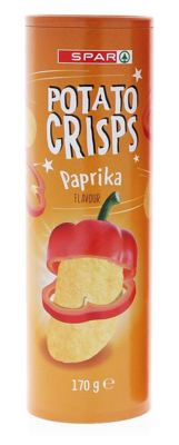 ČIPS SPAR PAPRIKA 170 g