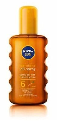 NIVEA SUN ULJE U SPREJU S KAROTENOM SPF6 200 ml BEIE