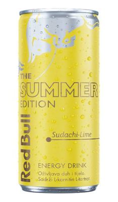 N-*RED BULL 0.25L SUGARFREE SUMMER SUDACHI LIME -24/1- LIMENKA
