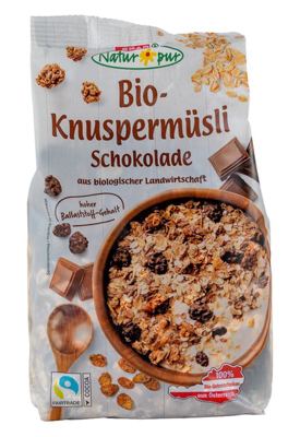 MUSLI NATUR PUR ČOKOLADA 450 g