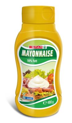 MAJONEZA 50% MASTI SPAR 480 g