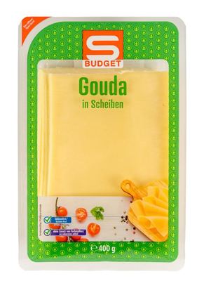 SIR GOUDA NAREZ.S-BUDGET 400 g