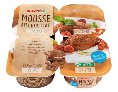 DES.MOUSSE ČOK.SPAR 4x60 g