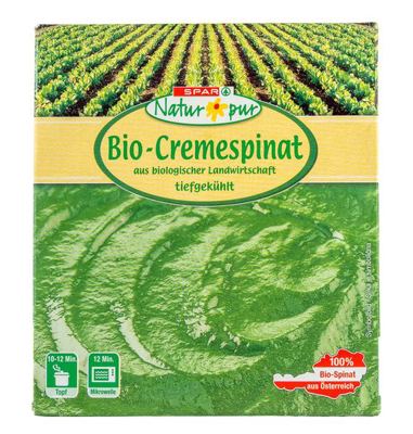 ŠPINAT SPAR NATUR PUR 450 g