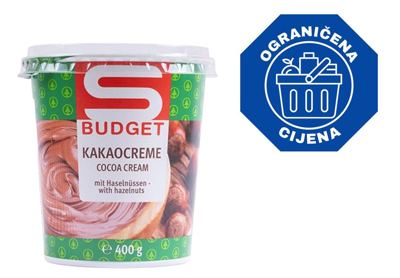 NAMAZ S-BUDG.ČOKO.LJEŠNJ.400 g