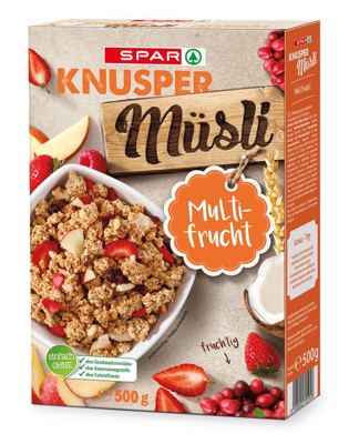 MUSLI SPAR MIJEŠANO VOĆE 500 g