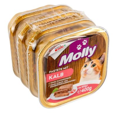 HRANA ZA MAČKE MOL.TEL.4X100 g