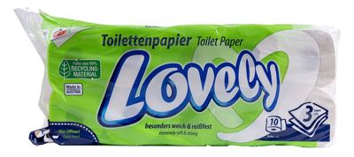 TOAL.PAP.LOVELY BIJELI 10/1