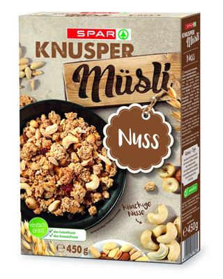 MUSLI SPAR HRSK.LJEŠNJAK 450 g