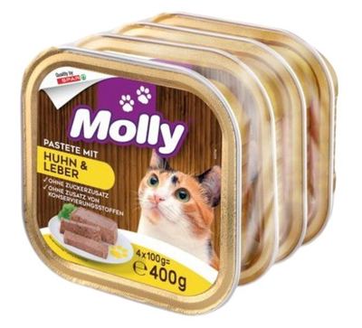 HRANA ZA MAČKE MOL.PIL.4X100 g