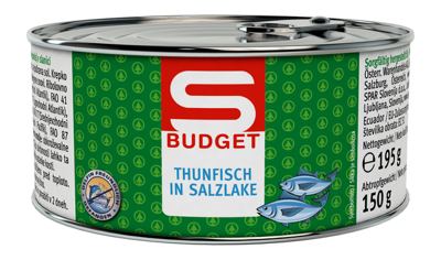 TUNA S-BUDGET NATUR 195 g