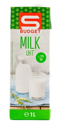 MLIJEKO UHT 1,5% S BUDGET 1 L