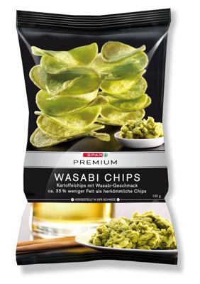 ČIPS SPAR PREMIUM WASABI 100 g