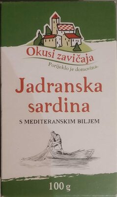 Jadranska srdela s med. biljem